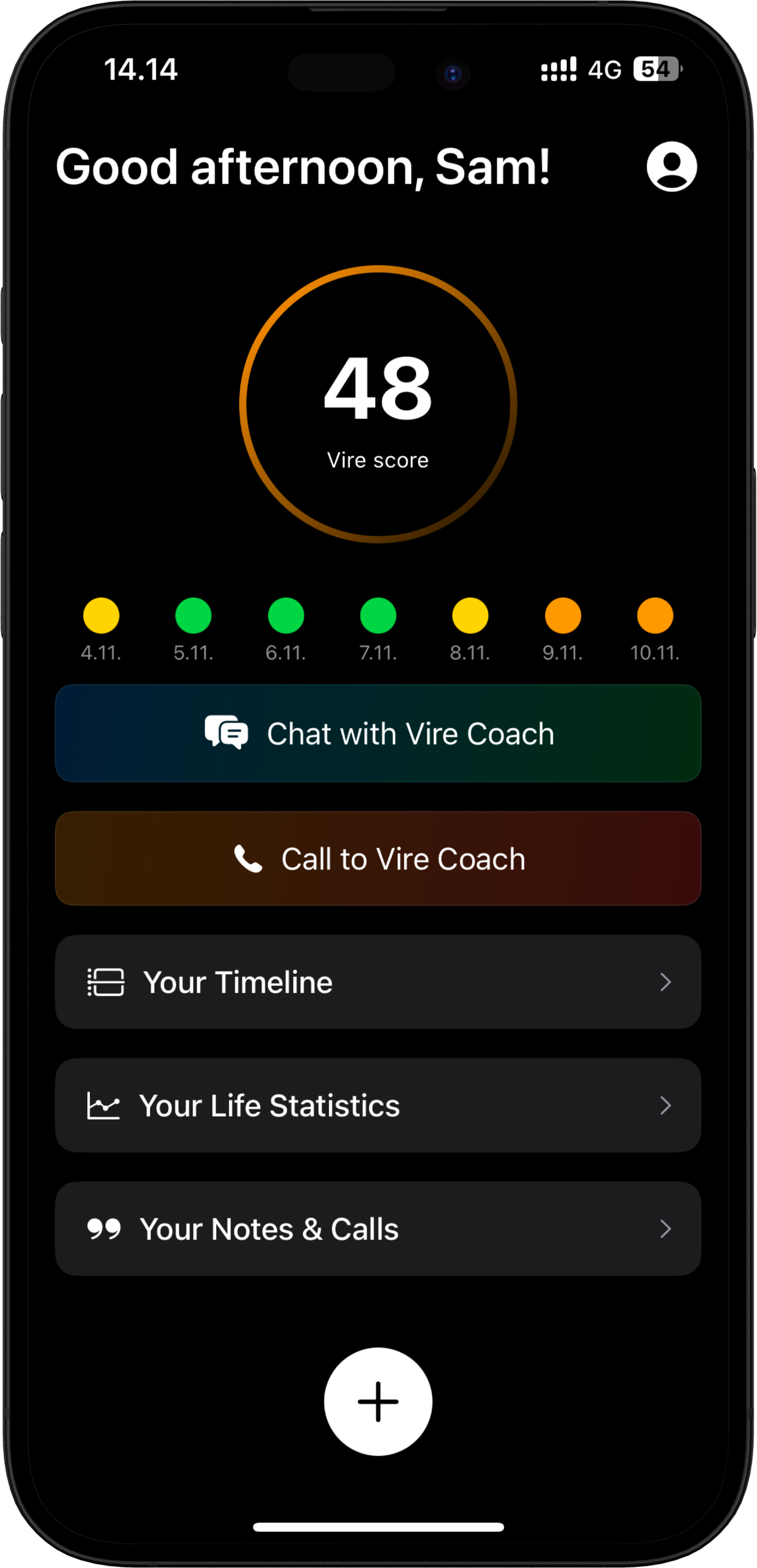 Vire App Screenshot
